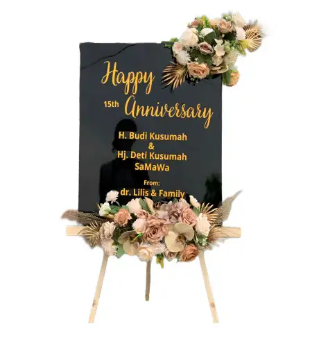 Papan Bunga Akrilik Kembaran Wetan